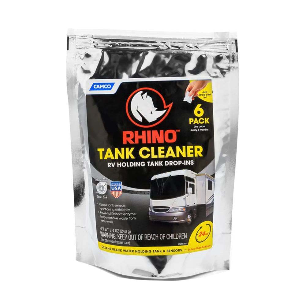 Camco Rhino Holding Tank Cleaner Drop-INs - 6-Pack - Automotive/RV | Sanitation - Camco