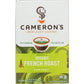 Camerons Coffee Camerons Coffee French Roast Coffee Organic 12 packets, 4.33 oz
