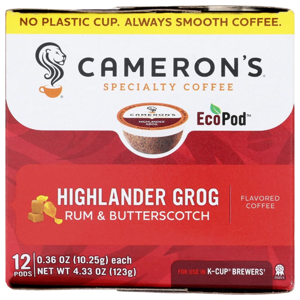CAMERONS COFFEE: Coffee Highlander Grog 4.33 oz - Grocery > Beverages > Coffee Tea & Hot Cocoa - Camerons Coffee