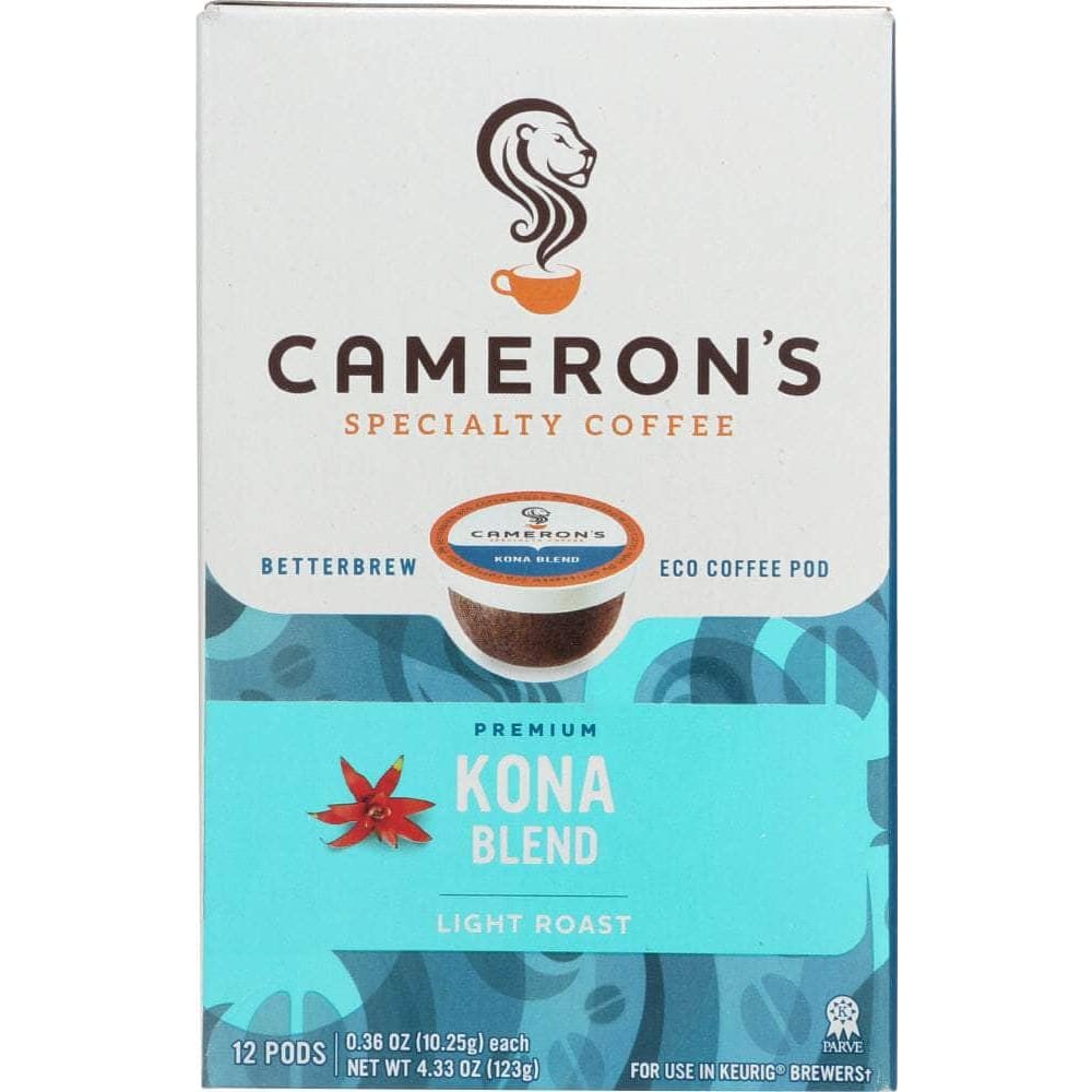 Camerons Coffee Camerons Coffee Kona Blend Coffee 12 Ct, 4.33 oz