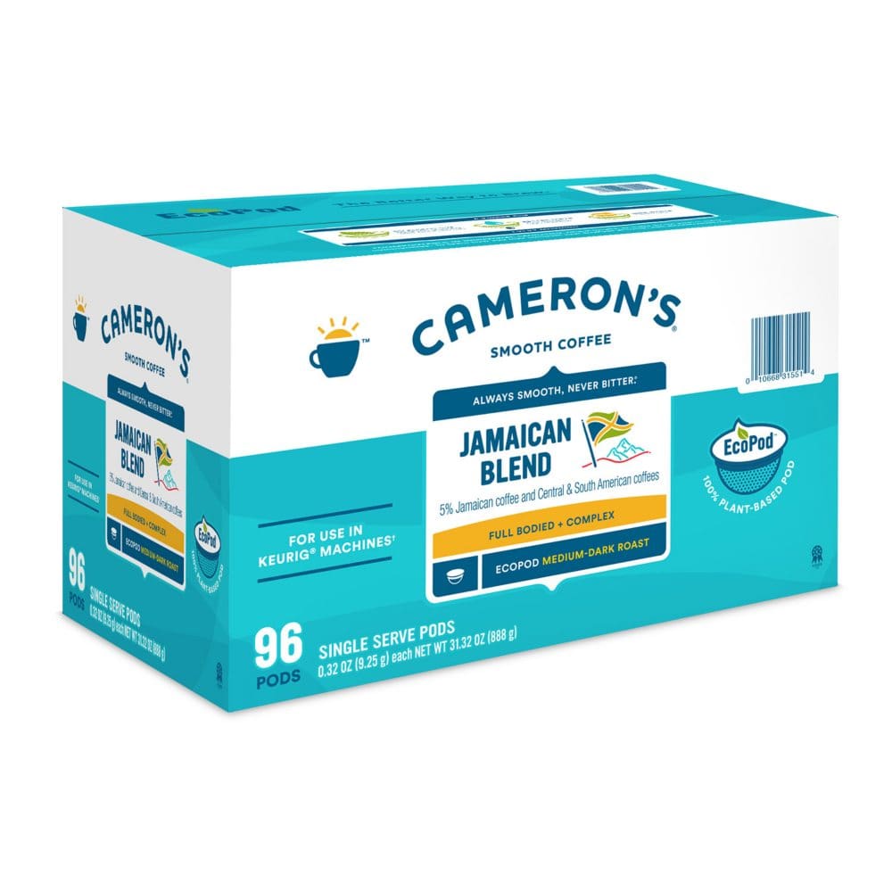 Cameron’s Coffee Single Serve Cups Jamaican Blend (96 ct.) - K-Cups & Single Serve Coffee - Cameron’s