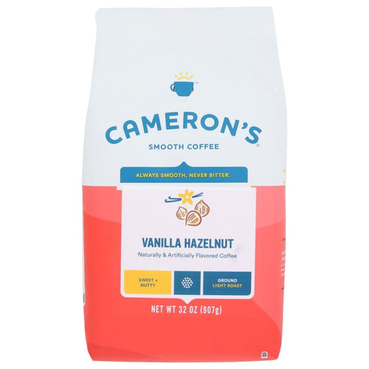 CAMERONS COFFEE: Coffee Vanilla Hazelnut 32 OZ - Beverages > Coffee Tea & Hot Cocoa - CAMERONS COFFEE