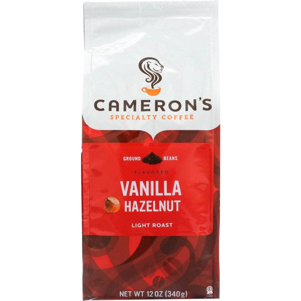 Camerons Coffee Camerons Coffee Vanilla Hazelnut Coffee Ground, 12 oz