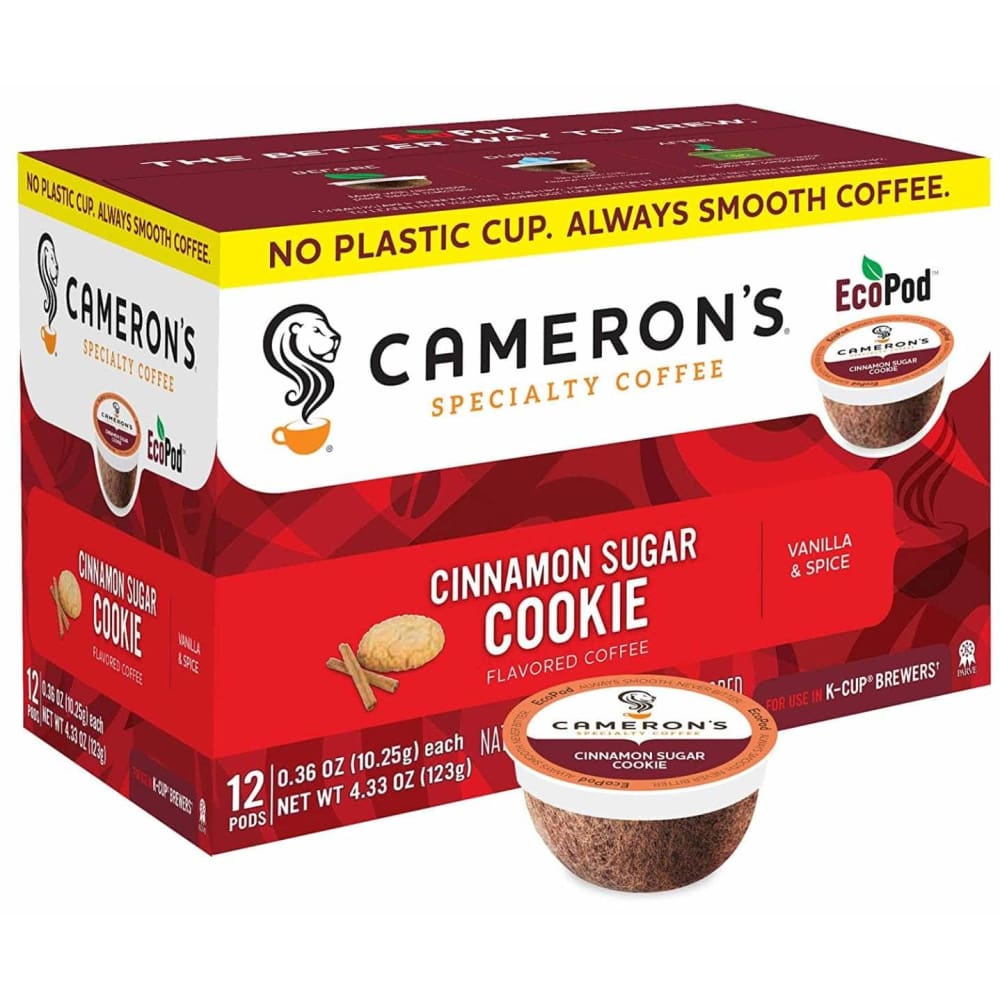 CAMERON'S SPECIALTY COFFEE CAMERONS SPECIALTY COFFEE Coffee Cinna Sgr Ckie 12P, 4.33 oz