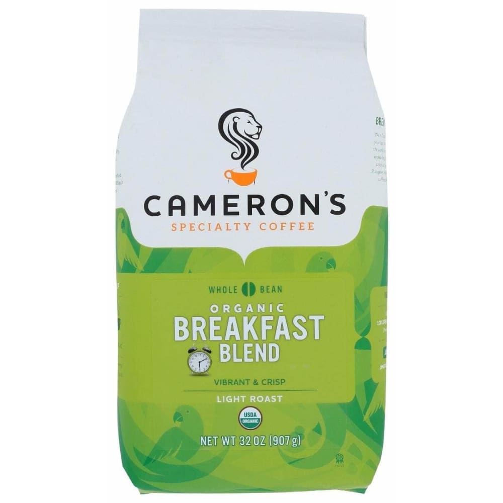 CAMERON'S SPECIALTY COFFEE CAMERONS SPECIALTY COFFEE Coffee Whl Bn Brkfst Blnd, 32 oz