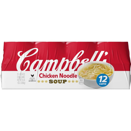 Campbell’s Condensed Chicken Noodle Soup 12 pk./10.75 oz. - Home/Seasonal/Winter/Comfort Foods/ - Campbell’s