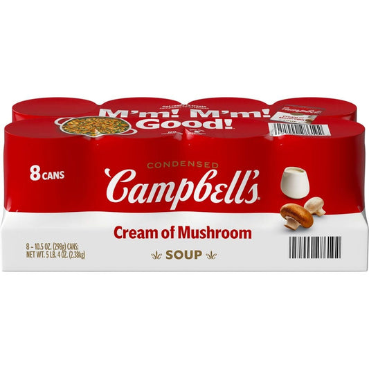 Campbell’s Cream of Mushroom Soup (10.5 oz. 8 pk.) - Canned Foods & Goods - Campbell’s Cream