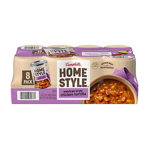 Campbell’s Home Style Mexican-Style Chicken Tortilla Soup 8 pk./16.1 oz. - Home/Grocery/Specialty Shops/New To Grocery/ - Campbell’s