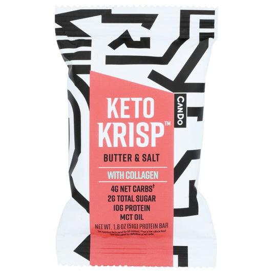 CANDO: Butter Salt Keto Krisp 1.8 oz (Pack of 5) - Grocery > Nutritional Bars - CANDO