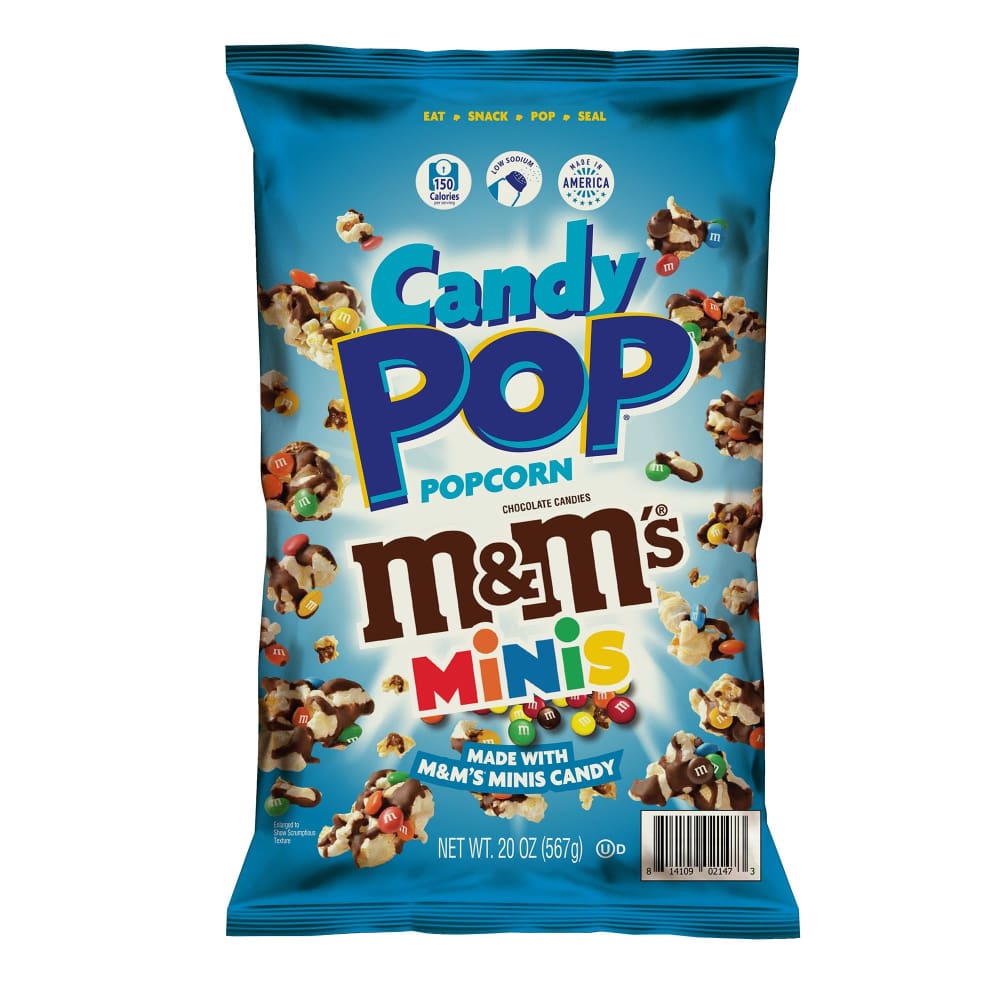 Candy Pop Popcorn Made With M&M’s 20 oz. - Snaxsational Brands
