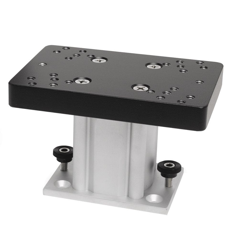 Cannon Aluminum Fixed Base Downrigger Pedestal - 4 - Hunting & Fishing | Downrigger Accessories - Cannon