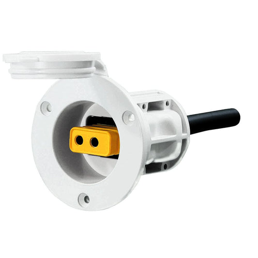 Cannon Flush Mount Power Port - White - Hunting & Fishing | Downrigger Accessories - Cannon