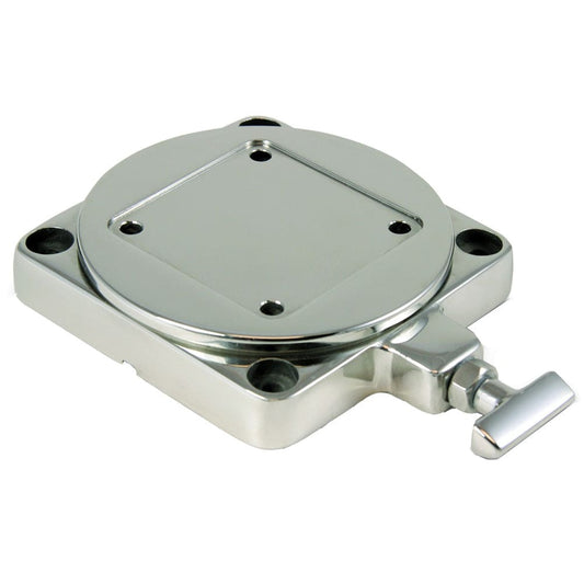 Cannon Stainless Steel Low Profile Swivel Base - Hunting & Fishing | Downrigger Accessories - Cannon