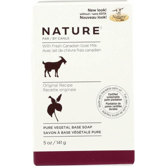 NATURE Canus Pure Vegetable Soap With Fresh Goats Milk Original Formula, 5 Oz