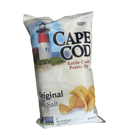 Cape Cod Cape Cod Potato Chips, Less Fat Original Kettle Chips, 8 Oz