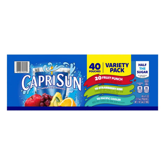 Capri Sun Flavored Juice Drink Blend Variety Pack 40 ct./6 fl. oz. - Capri Sun