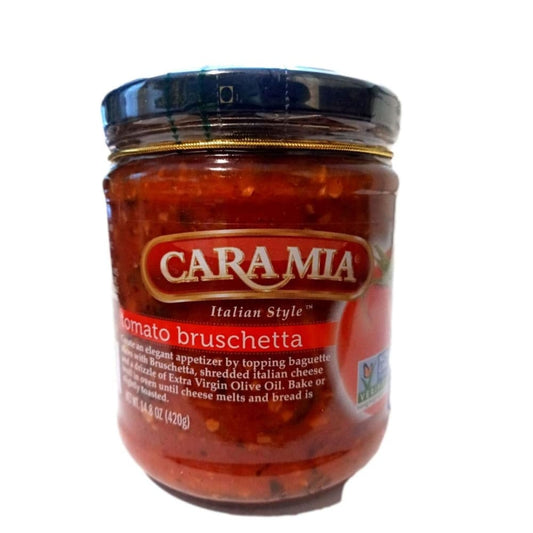 CARA MIA: Bruschett Tomato Cara Mia 14.75 OZ (Pack of 4) - MONTHLY SPECIALS > Pantry > Condiments - CARA MIA