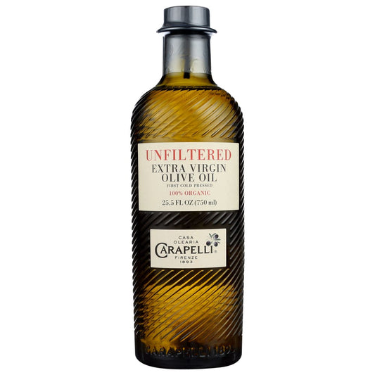 CARAPELLI: Olive Oil Extra Virgin Unfiltered 750 ml - Cooking & Baking > Cooking Oils & Sprays - CARAPELLI
