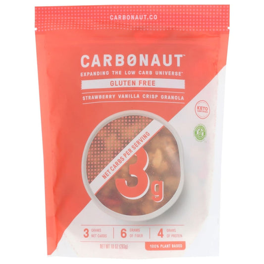 CARBONAUT: Crisp Granola Strawberry Vanilla 10 OZ (Pack of 3) - Breakfast > Breakfast Foods - CARBONAUT