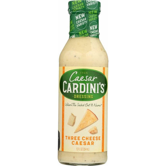 Caesar Cardinis Cardini Three Cheese Caesar Dressing, 12 oz
