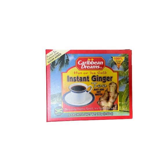 Caribbean Dreams Caribbean Dreams Instant Ginger Tea 10 Sachets, 6.35 oz
