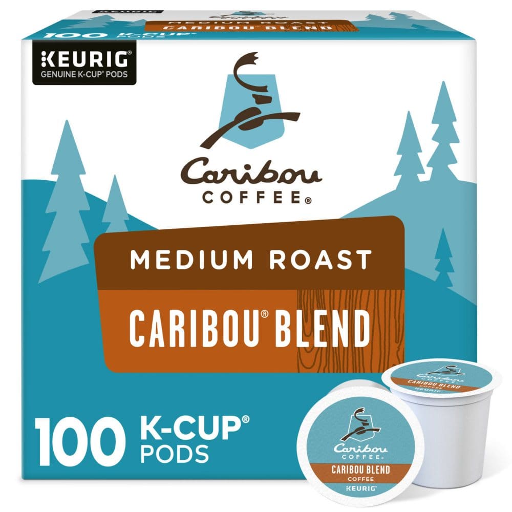 Caribou Coffee Caribou Blend K-Cup Pods (100 ct.) - K-Cups & Single Serve Coffee - Caribou