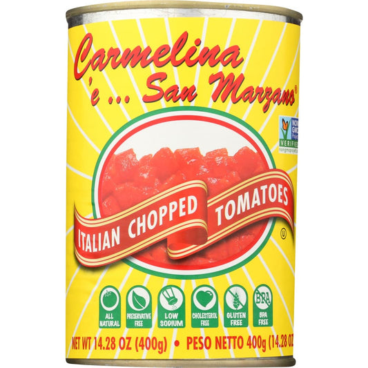 CARMELINA E SAN MARZANO: Tomato Italian Chopped Puree 14.28 oz (Pack of 5) - Grocery > Meal Ingredients > WATER BOTTLES - CARMELINA E SAN