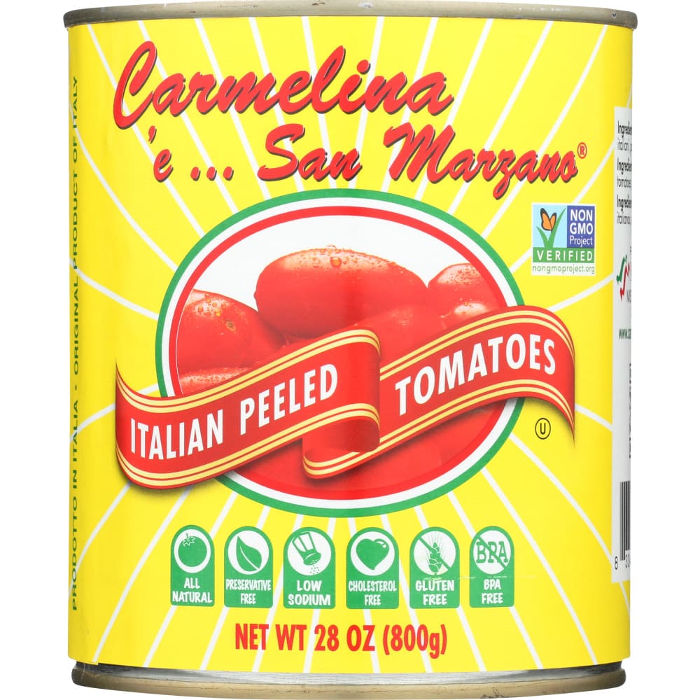 CARMELINA E SAN MARZANO: Tomato Italian Whole Puree 28 oz (Pack of 5) - Grocery > Meal Ingredients > WATER BOTTLES - CARMELINA E SAN MARZANO