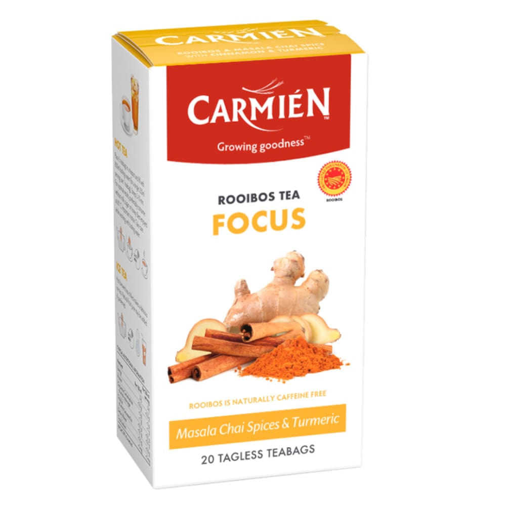 CARMIEN: Tea Focus Rooibos & Chai Spice 20 BG (Pack of 5) - Grocery > Beverages > Coffee Tea & Hot Cocoa - CARMIEN