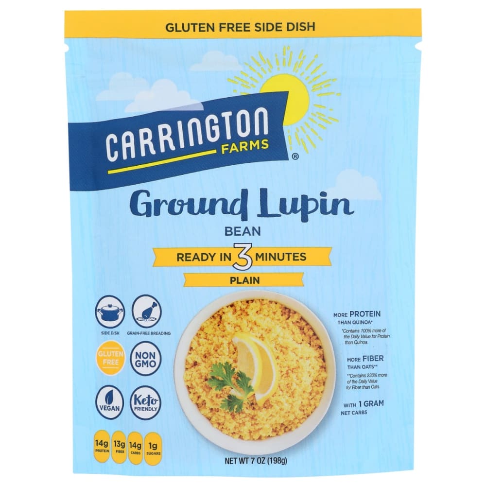 CARRINGTON FARMS: Beans Lupin Ground Plain 7 OZ (Pack of 5) - CARRINGTON FARMS