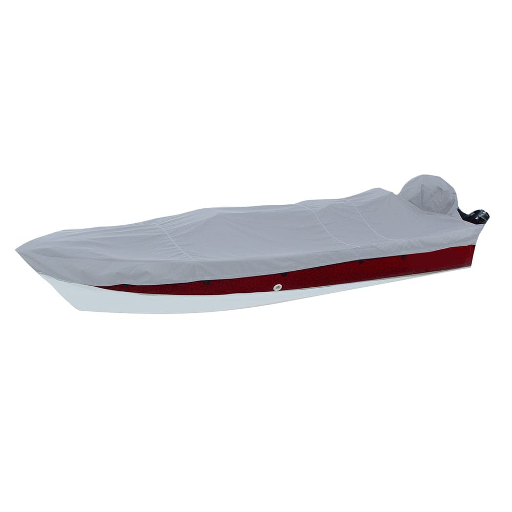 Carver Performance Poly-Guard Styled-to-Fit Boat Cover f/ 15.5’ V-Hull Side Console Fishing Boats - Grey - Winterizing | Winter Covers,Boat