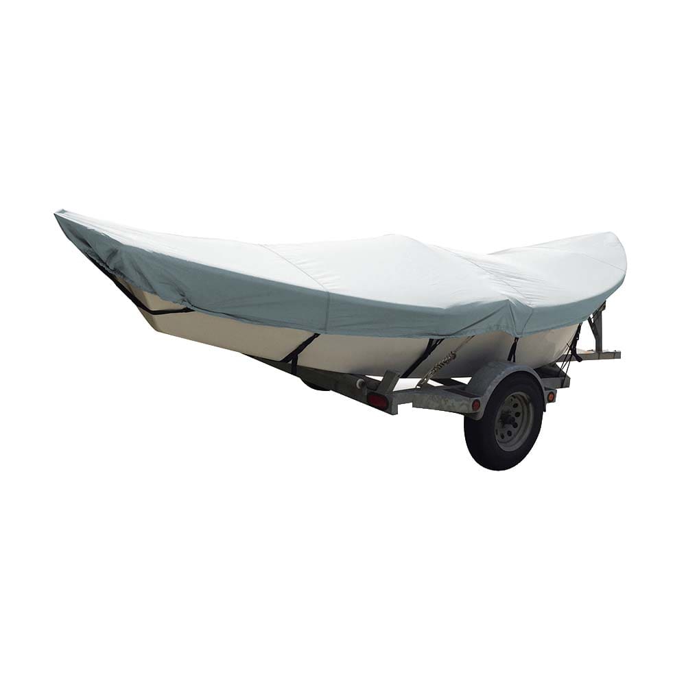 Carver Poly-Flex II Styled-to-Fit Boat Cover f/ 16’ Drift Boats - Grey - Winterizing | Winter Covers,Boat Outfitting | Winter Covers -