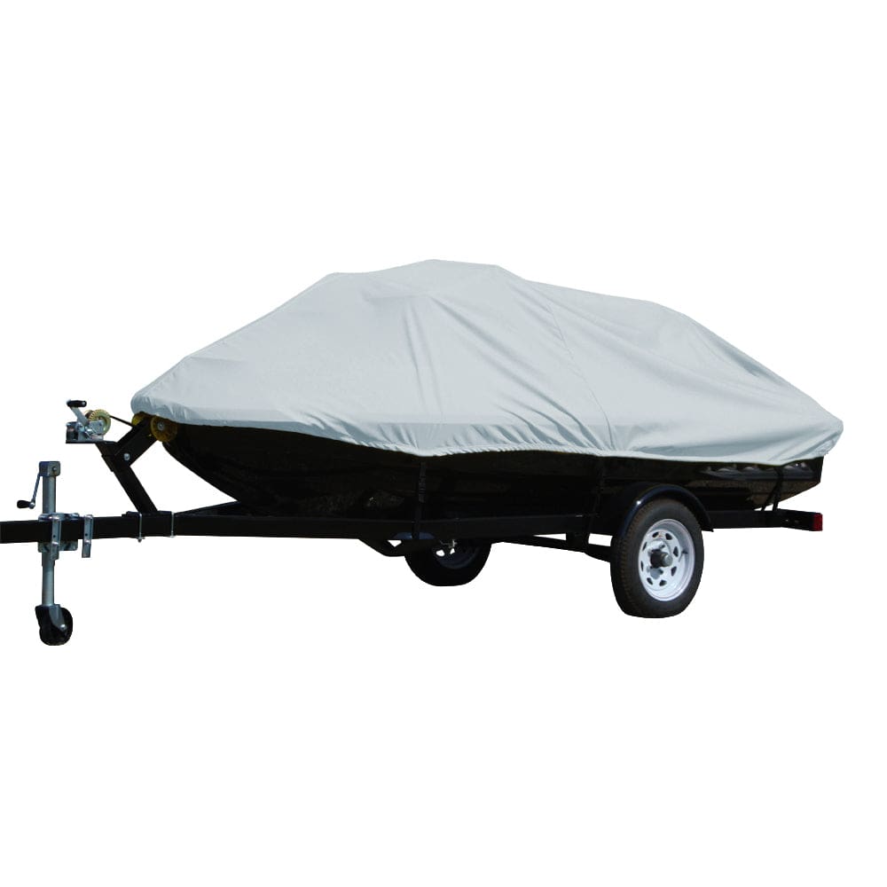 Carver Poly-Flex II Styled-to-Fit Cover f/ 2-3 Seater Personal Watercrafts - 132 X 48 X 44 - Grey - Winterizing | Winter Covers,Boat