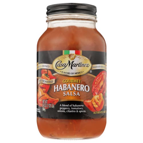 CASA MARTINEZ: Salsa Habanero 34 OZ (Pack of 2) - CASA MARTINEZ
