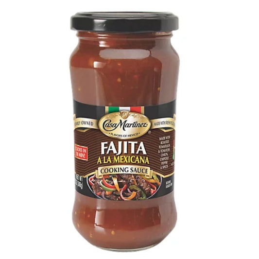 CASA MARTINEZ: Sauce Cooking Fajita 12 OZ (Pack of 4) - Grocery > Pantry > Pasta and Sauces - CASA MARTINEZ