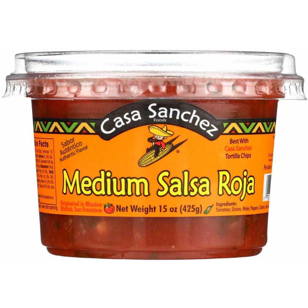 Casa Sanchez Foods Casa Sanchez Foods Medium Salsa Roja, 15 oz