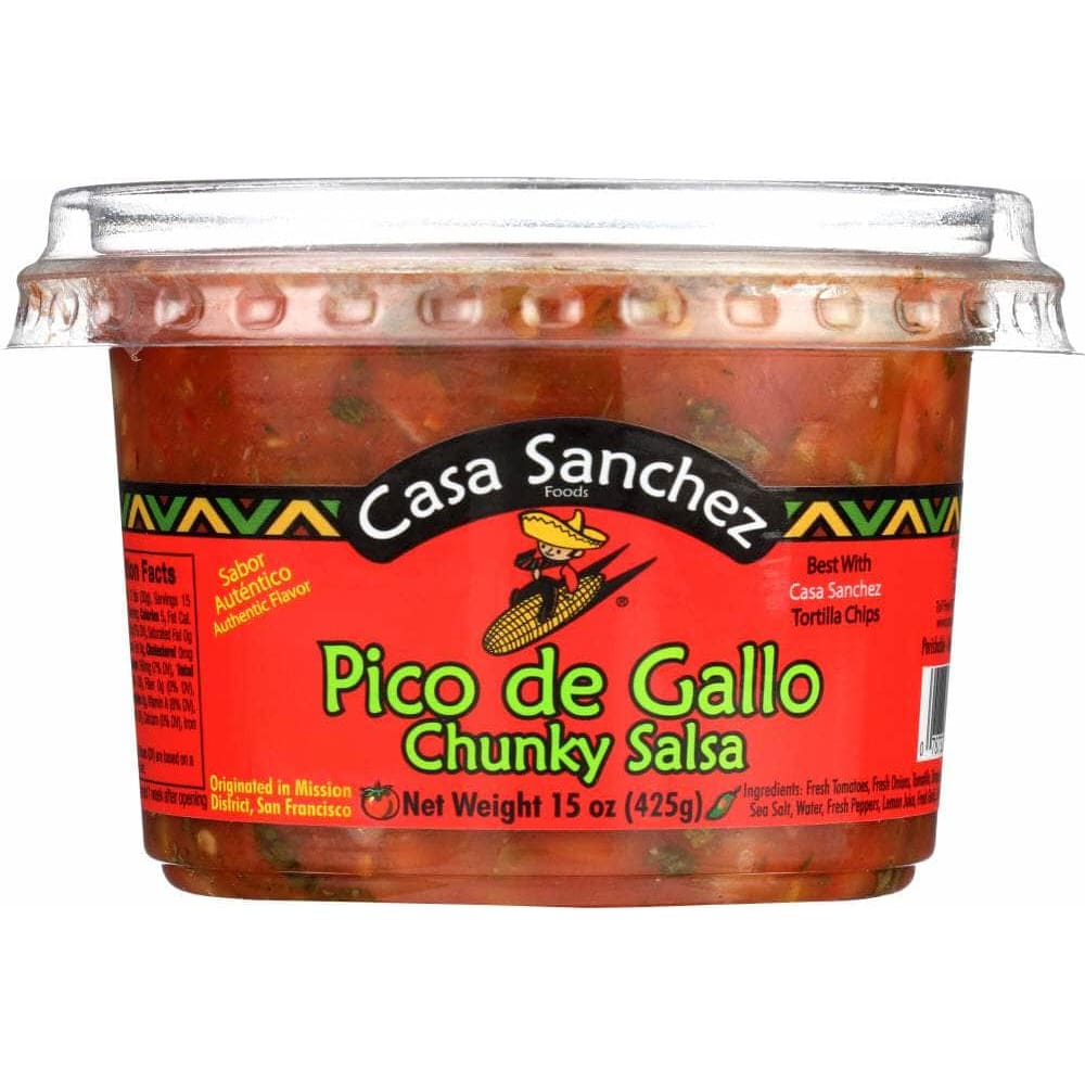 Casa Sanchez Foods Casa Sanchez Foods Pico de Gallo Chunky Salsa, 15 oz