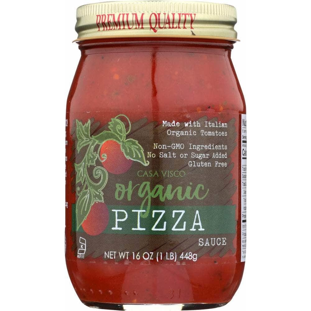 Casa Visco Casa Visco Organic Pizza Sauce, 16 oz