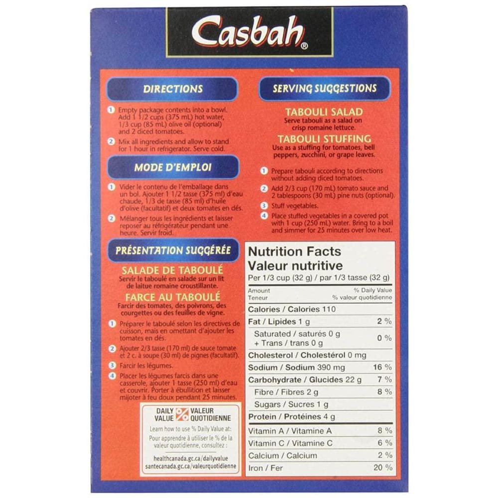 CASBAH Casbah Tabouli Mix, 6 Oz