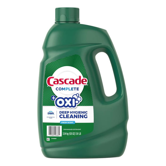 Cascade Complete Gel and Oxi Dishwasher Detergent 125 fl. oz. - Cascade