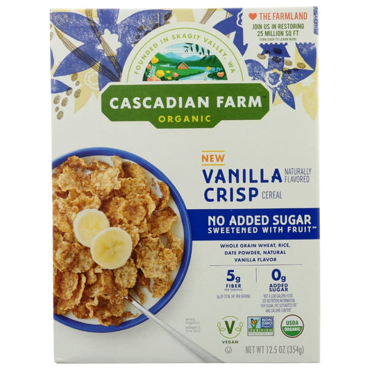 CASCADIAN FARM: Vanilla Crisp Cereal 12.5 oz (Pack of 3) - Breakfast > Breakfast Foods - CASCADIAN FARM