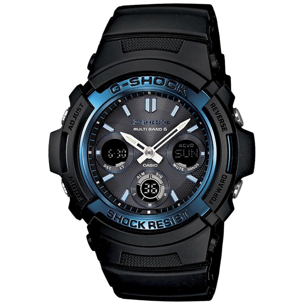 Casio Men’s G-Shock Ana-Digi Solar Atomic 46mm Black Watch - Men’s Watches - ShelHealth