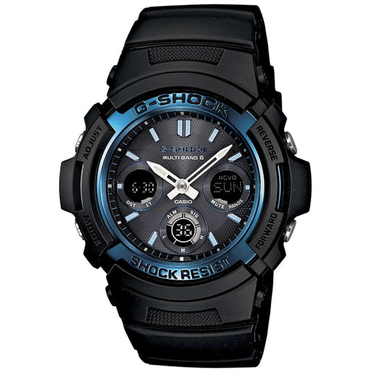 Casio Men’s G-Shock Ana-Digi Solar Atomic 46mm Black Watch - Men’s Watches - ShelHealth