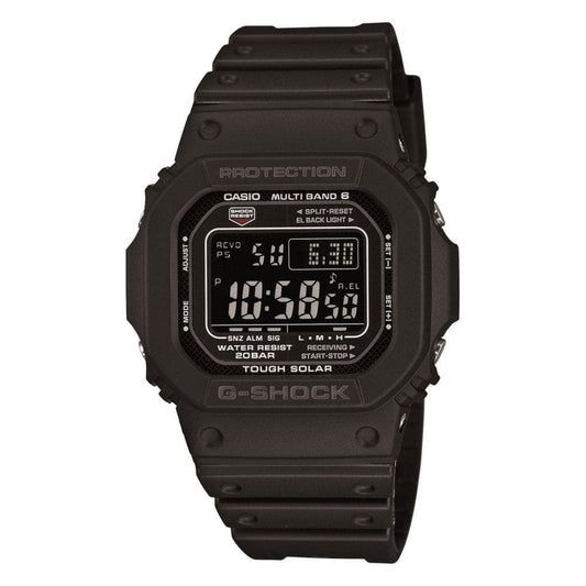 Casio Men’s G-Shock Solar Digital Multi Band 6 Watch - Father’s Day Essentials - Casio