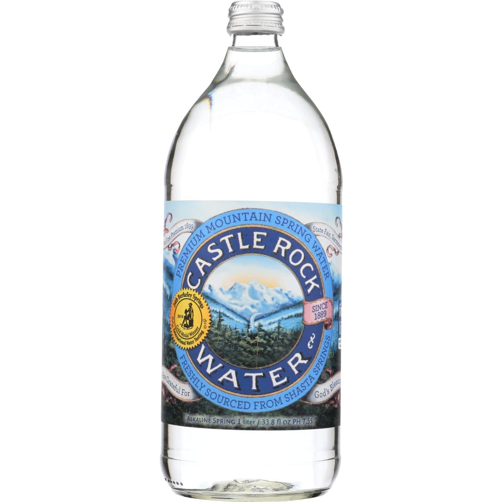 CASTLE ROCK: Still Spring Water 1 lt (Pack of 5) - Grocery > Beverages > Coffee Tea & Hot Cocoa - CASTLE ROCK