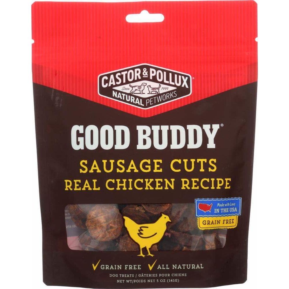 Castor & Pollux Castor & Pollux Dog Treat Good Buddy Sausage Cut Chicken, 5 oz