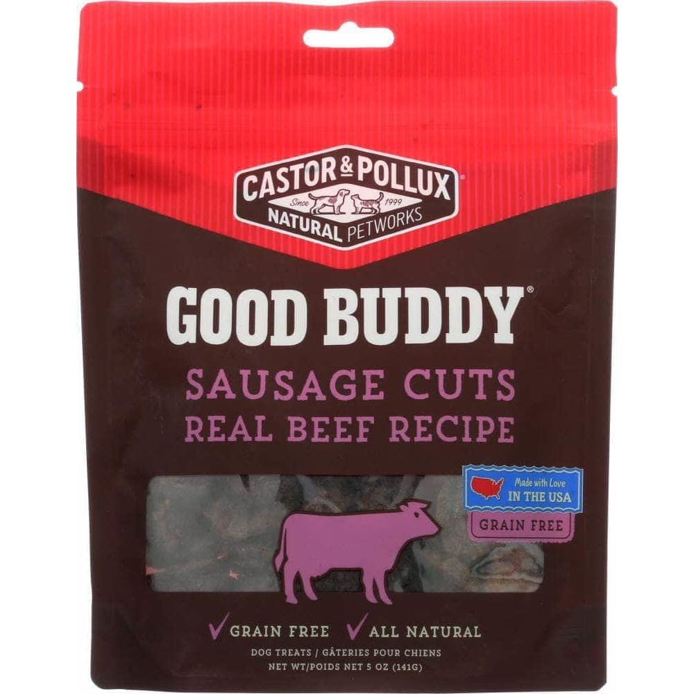 Castor & Pollux Castor & Pollux Good Buddy Sausage Cuts Dog Treats Real Beef Recipe 5 Oz