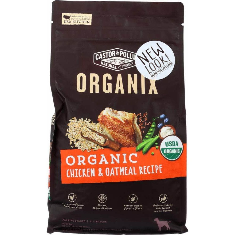 Castor & Pollux Castor & Pollux Organix Organic Chicken & Oatmeal Recipe 4 Lb