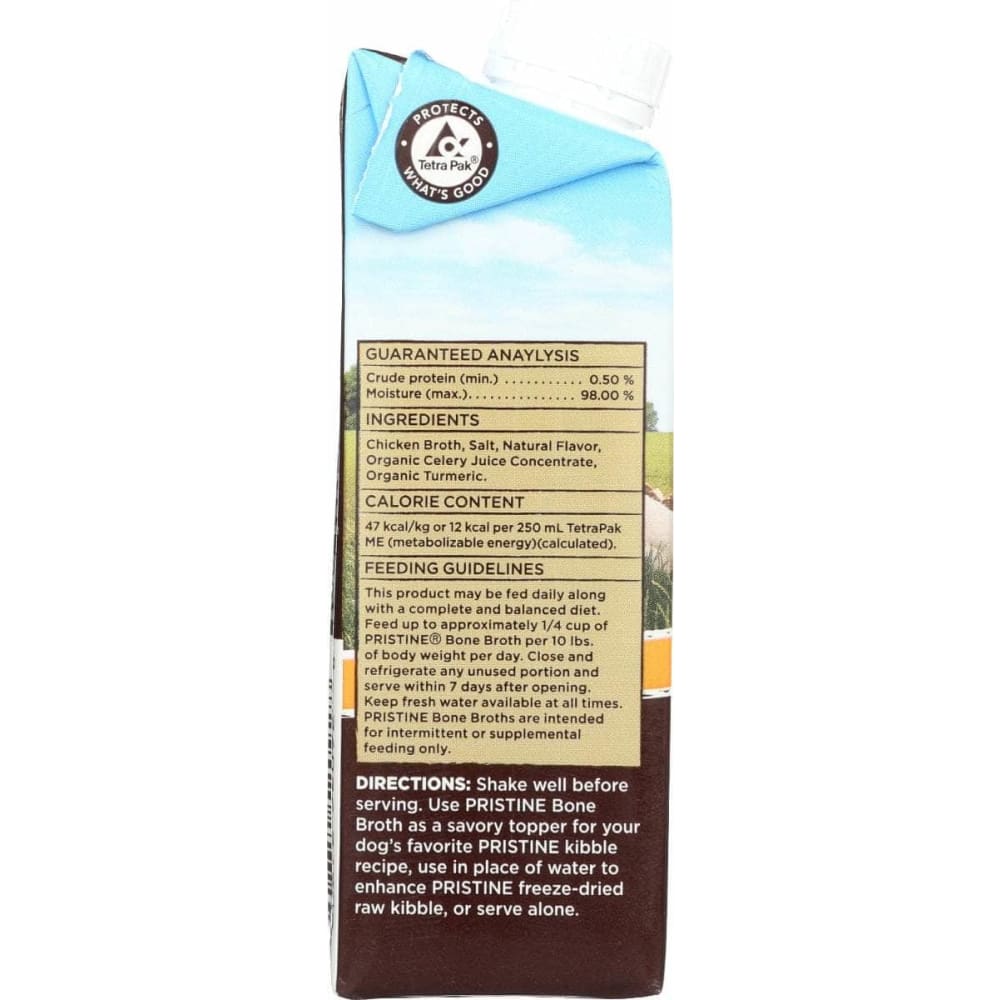 CASTOR AND POLLUX Castor & Pollux Pristine Grain Free Free Range Chicken Bone Broth, 250 Ml