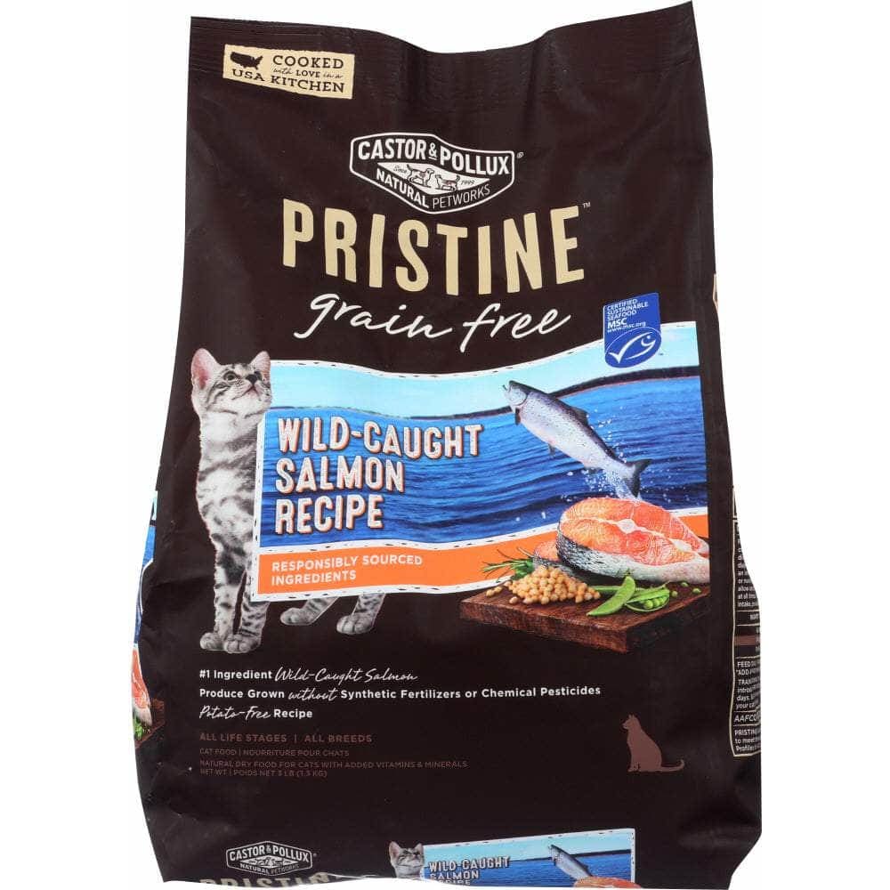 CASTOR & POLLUX Pet > Cat > Cat Food CASTOR & POLLUX: Pristine Grain Free Wild Caught Salmon Recipe, 3 lb